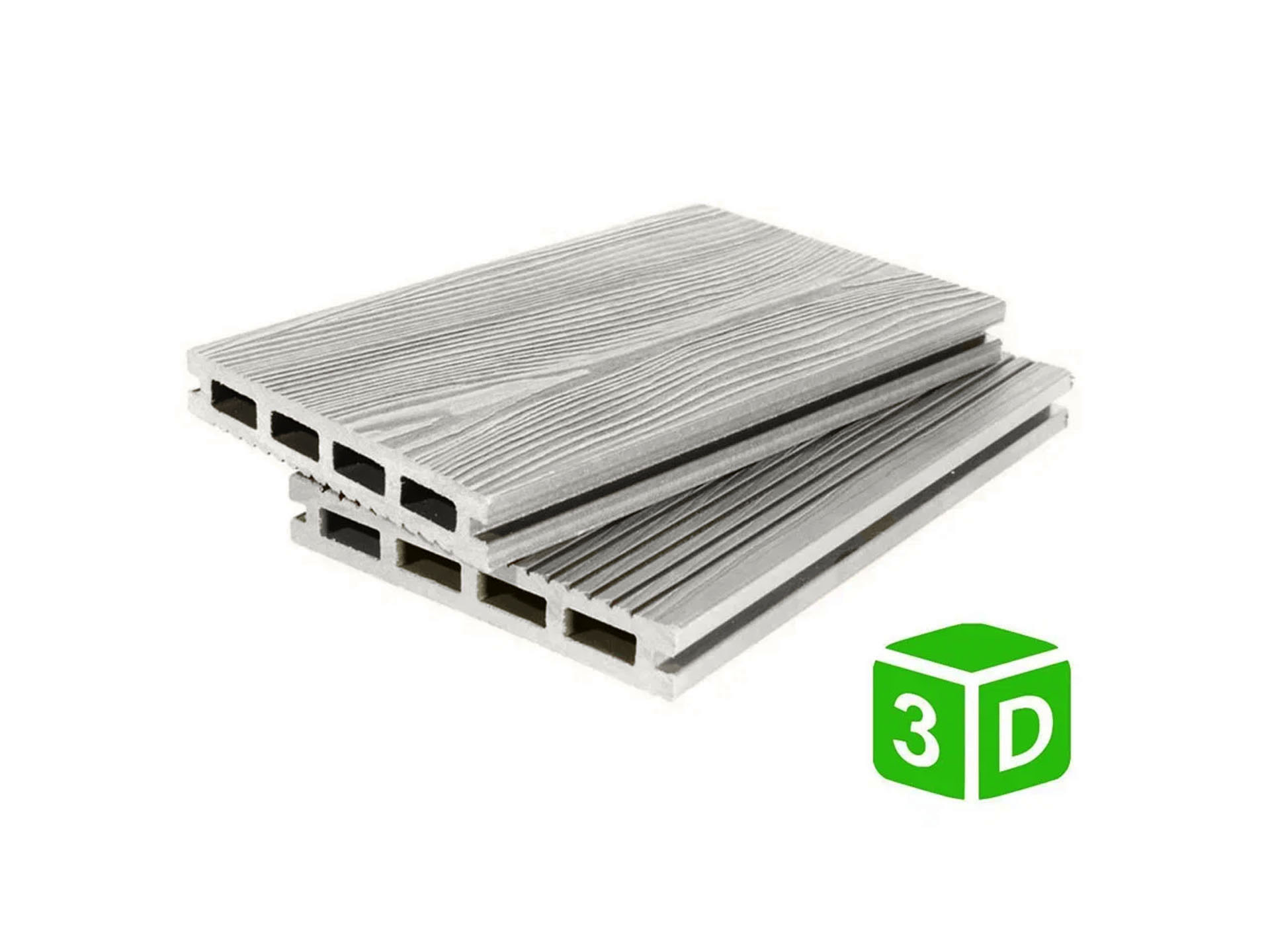 Террасная доска из ДПК 3D 145*25 мм